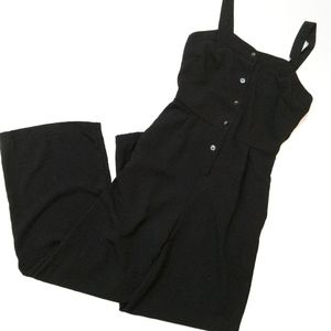 Monteau Square Neck Black Lightweight Jumper Medium